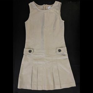 Khaki Romper Dress - Old Navy - Size 7 Slim Uniform